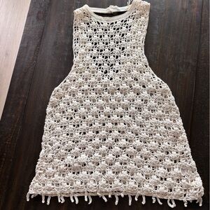 Kimchi Blue Cream Crochet Tank Top